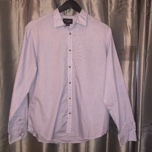 Black Brown 1826 Blue Graph Check Button Down, XL